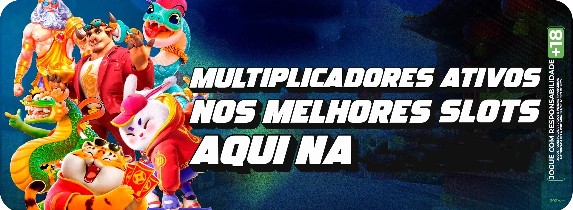 Imagem promocional da 707bet mostrando a plataforma e suas vantagens